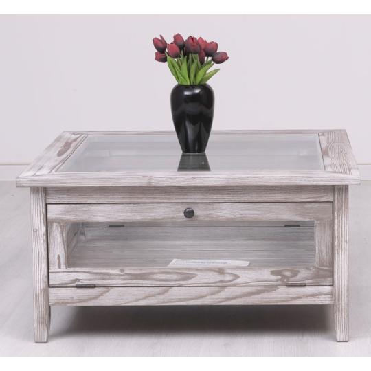 rusztikus vintage dohanyzoasztal uveges klasszikus nyithato barna patinas tomorfa antikolt patinas mediterran nappali kisasztal ujsagtarto uvegbetetes lameridiana dohanyzoasztalok szalon.jpg